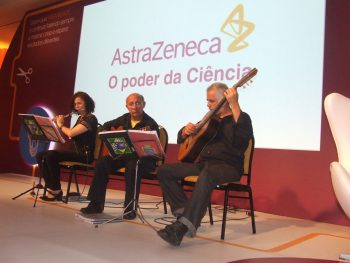 AstraZeneca música ao vivo choro na praça Encontro de Especialistas Local: Windsor Barra Hotel